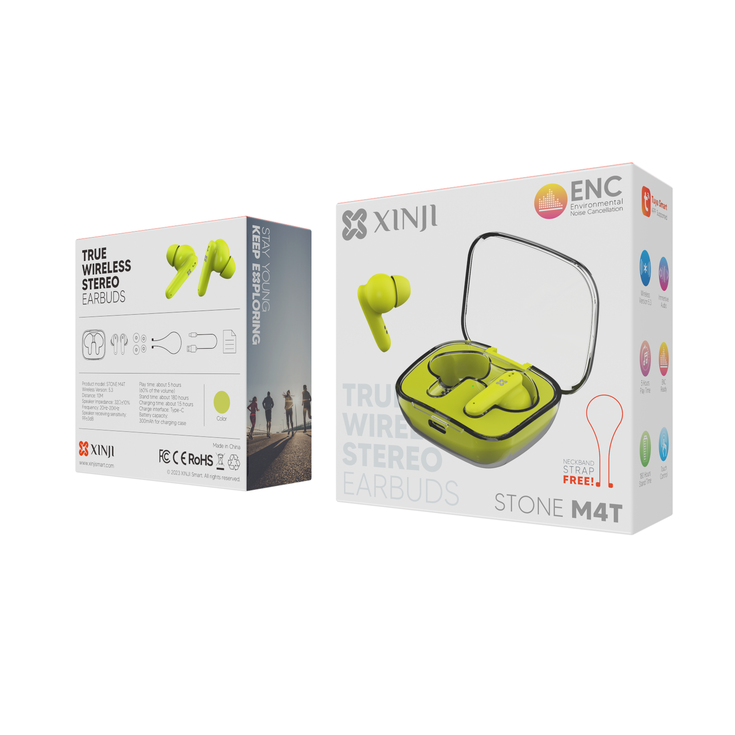 XINJI STONE M4T TWS EARBUDS
